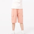 thumbnail image 4 of Ruyang Boys Active Jogger Shorts Elastic Waistband Pull on Shorts Summer Quick Dry Basketball Shorts with Pockets 4-11 Years, 4 of 7
