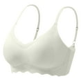 thumbnail image 3 of Women's Seamless Thin Vest Bra with Soft Support and Breathable Comfort for Larger Chests Featuring a Secure Half Cup Design, 3 of 3