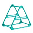 thumbnail image 2 of 2Pcs Clothes Hanger Holders Punch-free Multifunctional Large Capacity Triangle Stand Non-slip Support Removable Balcony Bedroom Hanger Organizer Home Use, 2 of 8