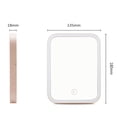 thumbnail image 3 of Makeup Mirror with Lights Travel Vanity Mirror Touchscreen Switch Portable for Cosmetic(Pink), 3 of 5