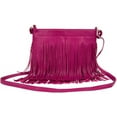 thumbnail image 5 of Women's Over the Shoulder Fringe Fashion Hand Bag Purse, 5 of 6