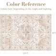 thumbnail image 2 of x Area Rug Washable Rugs for Living Room Rug for Bedroom Non Slip Vintage Floral Carpet for Dining Room Playroom Office, 2 of 7
