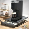 thumbnail image 6 of HFHOME Coffee Pod Holder Drawer for Nespresso Vertuo Capsules, 50-Capsule Metal Storage Organizer, Black, 6 of 7