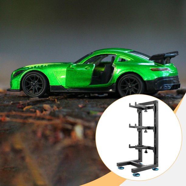 Soporte de exhibición para autos RC, estante de almacenamiento para autos RC, profesional, fácil de instalar, resistente, duradero para exhibición en 3 capas