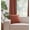 Rust, variant on Brooklyn Loom Matte Cotton Velvet 20x20 Pillow in Grey, 20 x 20, Cotton , Adult, All Season, OEKO-TEX Certified