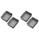 thumbnail image 1 of 4 Piezas de Revestimientos de Silicona para Freidora de Aire Ninjia SL400UK/SL401, Cesta para Freidora de Aire, Accesorios Reutilizables para Ollas, Color Gris, 1 of 4