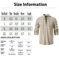 thumbnail image 3 of Inglocry Men's Pure Cotton Retro Lace Up Shirts for Renaissance Pirate Viking Medieval Long Sleeve Vintage Shirt White XL, 3 of 5