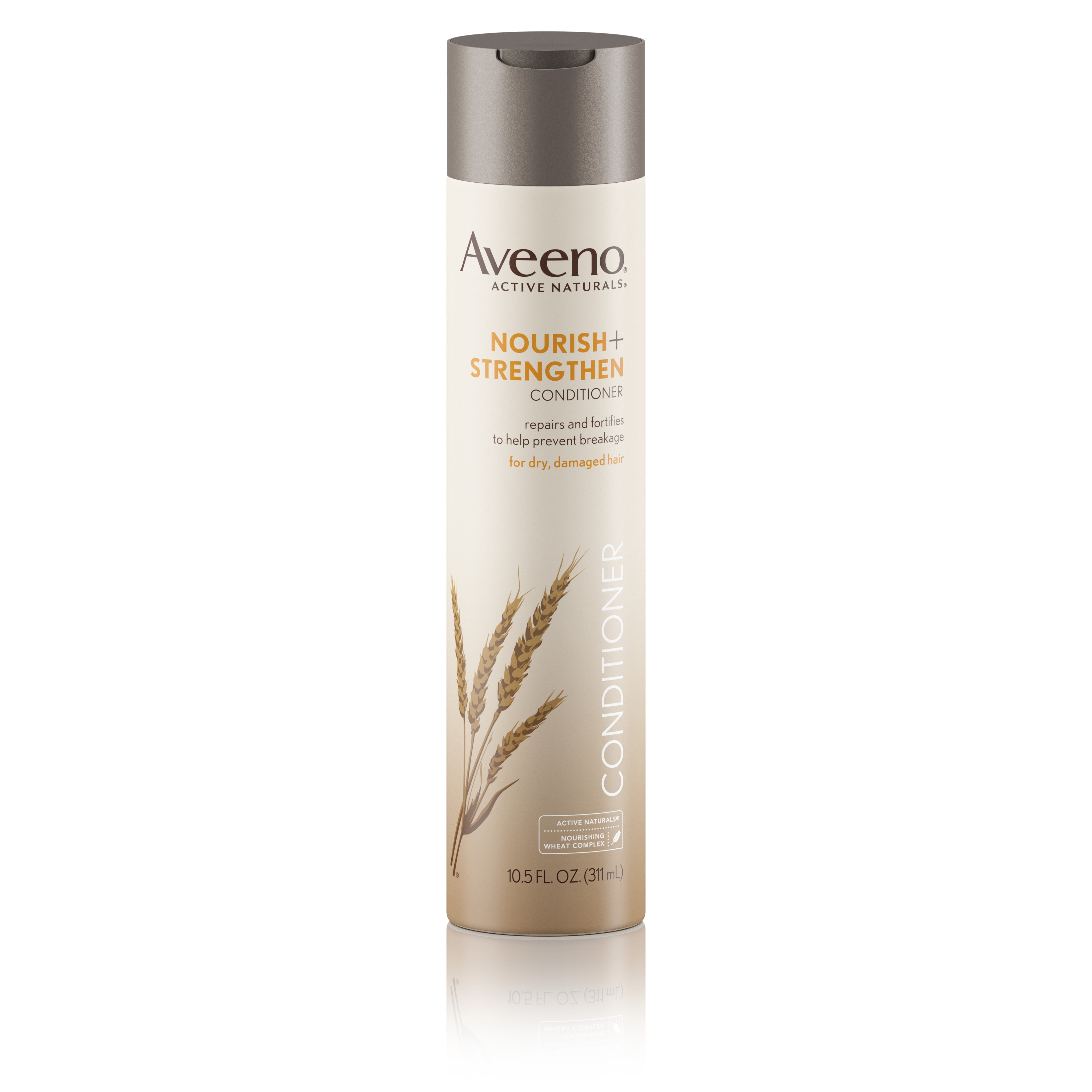 Aveeno Nourish+ Strengthen Shampoo and Conditioner For Damaged Hair