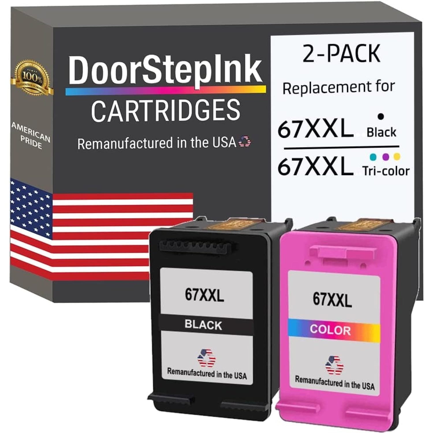 67XL Ink Cartridge for DeskJet 2852e 2734e 6310 7970 4255 67XL Ink Cartridge for DeskJet 2852e 2734e 6310 7970 4255