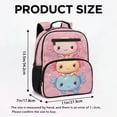 thumbnail image 7 of KUIFORTI Blue Axolotl Toddler Backpack Girls Kids School Bag with Side Pockets Adjustable Straps Soft for Preschool Kindergarten Back to School Gifts, 7 of 7