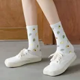 thumbnail image 4 of 5 Pares De Calcetines De Mujer Mid Calf Fotos De Aguacate, 4 of 6