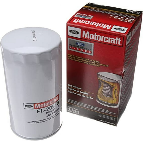 Motorcraft FL2051S Original Equipment Oil Filter Fits select: 2011-2022 FORD F250, 2011-2022 FORD F350