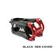 thumbnail image 5 of Greeniant Vástago corto de bicicleta Profesional Vástagos huecos de bicicleta Componente de manillar Bicicletas Accesorios de marco Rojo con Ciclismo Negro con tapa roja, 5 of 6