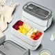 thumbnail image 4 of Aislamiento Caja de Almuerzo de , Topper para Lunch de Acero Inoxidable 304 de 1400 ml, Contenedor de alimentos aislado para estudiantes y trabajadores de oficina (Caqui), 4 of 7
