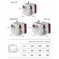 thumbnail image 2 of Snowman Toaster Cover 4 Slice, Large Kitchen Appliance Covers, Christmas Cardinal Birds Red Black Buffalo Plaid Toaster Oven Cover with Loop, Bread Machine Cover Polyester Dust Cover Protection, 2 of 4