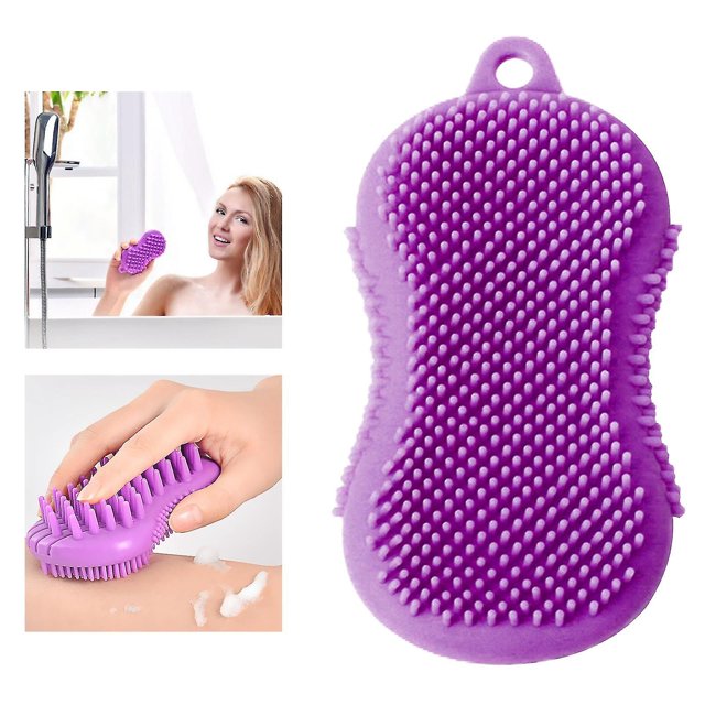 Cepillo de silicona para el cuerpo del baño Cepillo exfoliante para el cuerpo Textura ultra suave