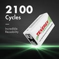 thumbnail image 2 of Tenergy TN141 9V Smart Charger and 4 Pack of Centura 9 Volt Rechargeable Batteries, 2 of 6