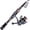 Fishing rod+reel(No Lures&Line)-1.98M / 6.49FT, variant on Fishing Rod And Reel Combos Bronze Warrior Toray Im6 Carbon Matrix Telescopic Pole 12 +1 Shielded Bearings Stainless Steel Bb Spinning Travel Freshwater Gear