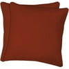 Terracotta Square Pillow 2-Pack
