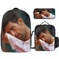thumbnail image 1 of Novak Djokovic Backpack Essentials Kit 17 Inch Bag Plus Snack Tote and Pen Organizer, 1 of 5