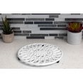 thumbnail image 3 of Home Basics Sunflower Collection Cast Iron Trivet, White, 8x8x5 Inches, 3 of 4