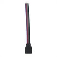 thumbnail image 2 of XingJian LLC RGB LED Strip Lights - 20pcs 4 Pin Cable Connector Wires, 10cm Male Length, 2 of 10