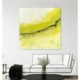 thumbnail image 3 of Giant Art 54x54 Lime Poppy Fine Art Giant Canvas Print in Yellow, 3 of 3