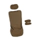 thumbnail image 4 of Funda de cojín universal suave para asiento de silla con reposacabezas y fundas para reposabrazos Marrón, 4 of 9