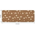 thumbnail image 7 of Brown Sun Moon Cloud Star Pattern Kitchen Rug Mat,Kitchen Runner Rugs Non Skid Washable,Decorative Kitchen Floor Mats for Kitchen,Sink,Laundry,17"x47.2", 7 of 7