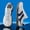 White Blue, variant on Minimalist Zero Drop Sneakers for Couples, Wide Toe Box Breathable Mesh Barefoot Style Shoes, Slip-Resistant Outdoor Footwear for Tennis, Camping, and Casual Adventures
