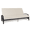 Ivory, variant on Milliard Futon 2" Removable Cover Plush Sofa Bed Mattress, Full