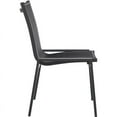 thumbnail image 6 of Meridian Furniture Nizuc Black Fabric Outdoor Patio Dining Chair (Set of 2), 6 of 9
