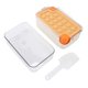 thumbnail image 1 of Ice Cube Tray with Lid and Bin PP 16 Round Ice Cubes Maker Mould with Scoop for Cocktail Whiskey Milk Tea Chilling Drinks, 1 of 4