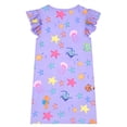 thumbnail image 5 of QEFJNO Kids Girls Nightgown Mermaid Dress Sleepwear 3-12 Years Pajamas Nightgowns for Little / Big Girls Nightshirt Nightie, 5 of 11