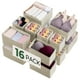 thumbnail image 1 of Organizador de cajones Kootek, paquete de 16 unidades, caja de almacenamiento de ropa de tela, 1 of 7