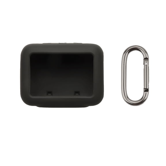 Speaker Silicone Cover for JBL Go 5, Portable Silicone Travel Case with Carabiner, Protective Skin Case, Rubber Carrying Pouch