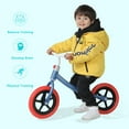thumbnail image 2 of CIPACHO 11" Kids Balance Bike for 2-6 Years with Adjustable Height Carbon Steel and PE Tires Ride On Toys for Toddlers, Red, 2 of 14