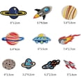 thumbnail image 3 of Iron on Patches 21 PCS Solar System Astronaut Space Planets Patch Iron on Patches, Mwoot Appliques Stickers for Clothing, Backpack, Caps, Repair The Hole Stick, 3 of 5