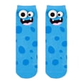 thumbnail image 6 of Lispipm Kids Cotton Socks Wacky Funny 3D Doll Cotton Socks Gift for Boys and Girls 2026 Toddlers Stretchy Stocking Blue 3-12 Years, 6 of 7