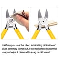 thumbnail image 7 of SPEEDWOX Flush Cutter Wire Cutter Side Cutting Pliers Diagonal Pliers 5 Inches Side-cutting Pliers Precision Nippers for Electronics Repair Jewelry Crafts, 7 of 7