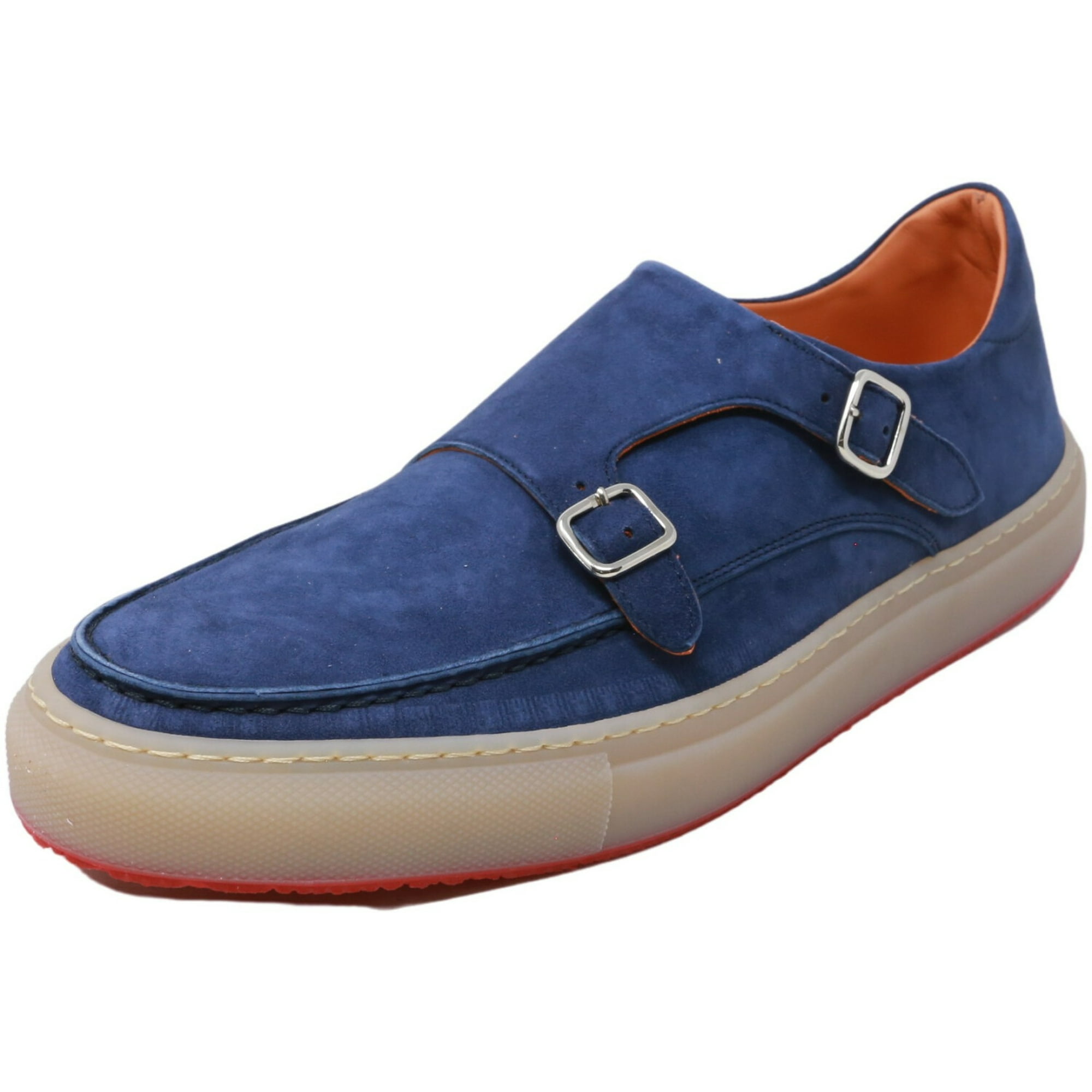 spoel Schepsel Mam Andrea Ventura Firenze Men's Pf 2T Cashmere Monk Shoes Bois Blue Ankle-High  Leather Loafers & Slip-On - 10 M | Walmart Canada