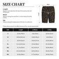 thumbnail image 3 of Sikiie Flower Pattern On Black Mens Pajama Shorts, Lightweight Lounge Pant with Pockets Soft Sleep Pj Shorts for Men4X-Large, 3 of 6