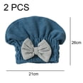 thumbnail image 2 of Bonnet pour Cheveux en Microfibre à Séchage Rapide, Turban Doux pour Cheveux, 2 of 5