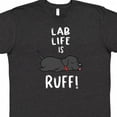 thumbnail image 4 of Inktastic Lab Life is Ruff Labrador Retriever T-Shirt, 4 of 5