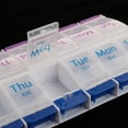 thumbnail image 3 of Portable ly Capsule Organizer Case Multicolor 01 shamjiam Contenedor de almacenamiento de medicamentos, 3 of 9