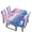 Marble Texture, variant on TSOVTHRID Shamrock Heart Stripe Print Rectangle Tablecloth Chair Cover Set 5-Piece Table Covers Table Cloth Stretch Washable Chair Cover for Kitchen Dining Room St. Patrick's Day Decoration