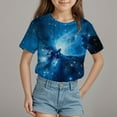 thumbnail image 2 of ZTKWD Shirts for Boys Girls Kids 3D Graphic Casual Crewneck Short Sleeve Tops Tees 6-16 Years, 2 of 4