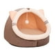 thumbnail image 3 of Cama para gatos, tienda de campaña, cama para dormir para mascotas con bola interactiva, casa cueva plegable súper suave, cama para gatos para perros, L, 3 of 8