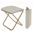 thumbnail image 1 of Taburete de Camping Portátil Único Bargains Mini Silla de Camping al Aire Libre con Bolsa de Transporte con Cremallera Silla Plegable Silla de Camping para Pesca Viajes Picnics Caqui, 1 of 7