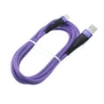 thumbnail image 6 of Purple Premium Braided 10ft Long Type-C USB Cable Compatible With LG G7 ThinQ G6 G5, G Pad X II 10.1 - Microsoft Surface Go (10"), Lumia 950 - Motorola One, Moto Z3 Play Z2 Play Force, 6 of 6